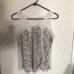 Floral tank top